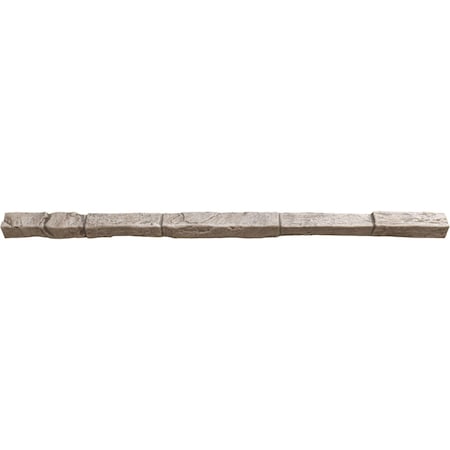 Ekena Millwork Universal Trim Sill for StoneWall Faux Stone Siding Panels PNUTS02X48SA